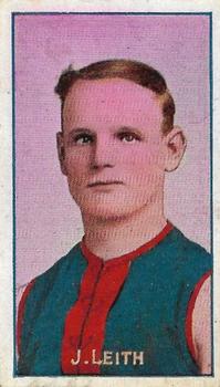 1907-08 Sniders and Abrahams Australian Footballers - Victorian League Players Series D #NNO John Leith Front